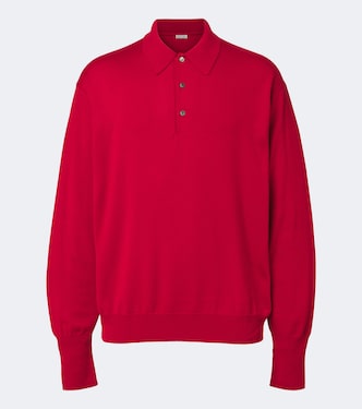 Wool polo sweater | A.Presse