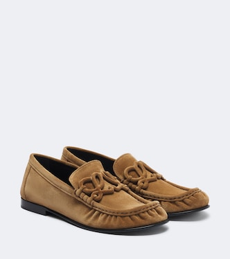 Double L suede loafers | Loewe