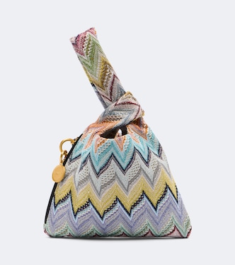 Sac à main Zigzag en jacquard lamé | Missoni