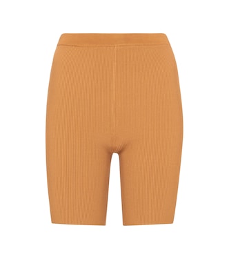 Jasper ribbed-knit biker shorts | SIR