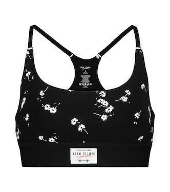Stretch-nylon sports bra | Adam Selman Sport