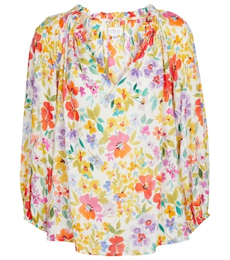 بلوزة بطبعات الورود Tyra | Velvet