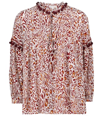 بلوزة بطبعات Clara | Poupette St Barth