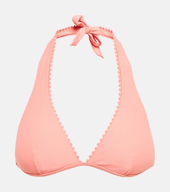 Rosa Polyantha halterneck bikini top | Heidi Klein