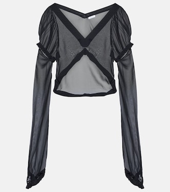 Silk crop top | Acne Studios