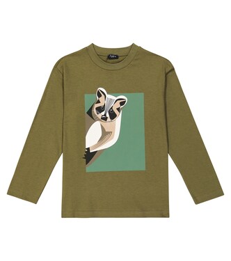 Printed cotton jersey T-shirt | Il Gufo