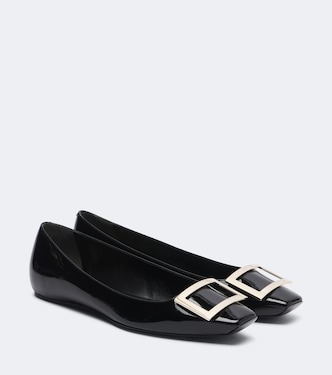 Trompette patent leather ballet flats | Roger Vivier