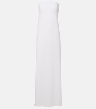Strapless jersey gown | Norma Kamali