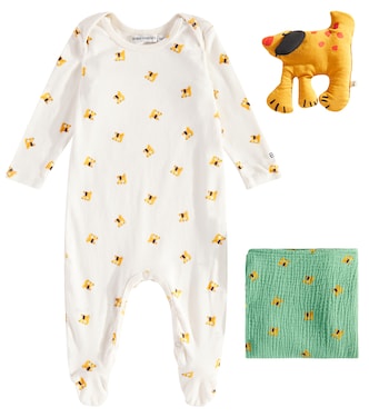 Baby Set aus Strampler, Musselintuch und Kuscheltier | Bobo Choses