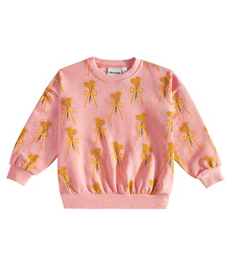 Floral cotton jersey sweatshirt | Mini Rodini