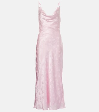 Robe en satin de soie | Rotate