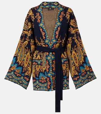 Cardigan en jacquard de coton mélangé | Etro