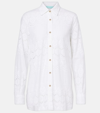 Orla broderie anglaise cotton shirt | Melissa Odabash
