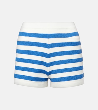 Ari high-rise striped shorts | Posse