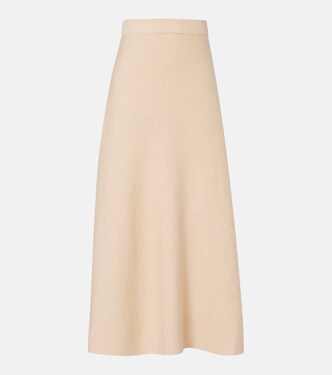 Giberna wool and cashmere maxi skirt  | Max Mara
