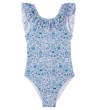 Printed ruffled swimsuit | Tartine et Chocolat