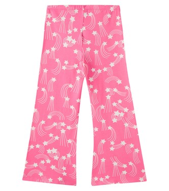 Printed cotton-blend jersey sweatpants | Mini Rodini