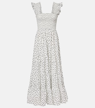 Kendall polka-dot cotton maxi dress | Rixo