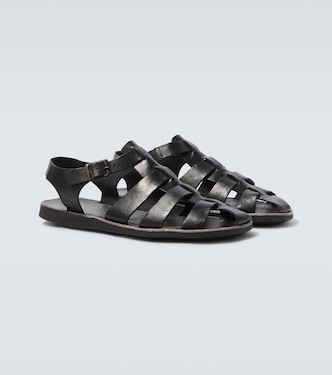 Porto leather fisherman sandals | Sabah