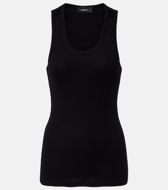 Ribbed-knit cotton jersey tank top | Wardrobe.NYC