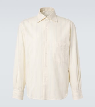 Striped cotton and silk shirt | Stòffa