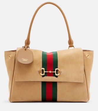 Paparazzo Medium suede top-handle bag  | Gucci