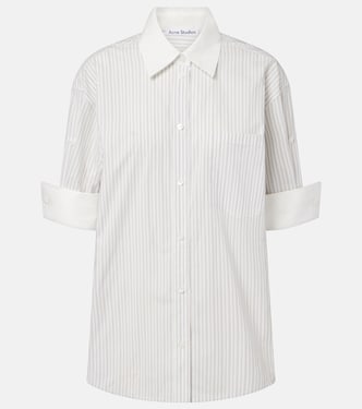 Chemise en coton à rayures | Acne Studios