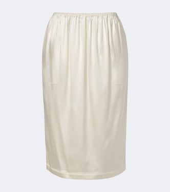 Silk-blend satin slip skirt | Phoebe Philo