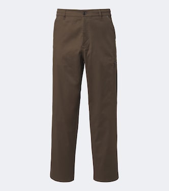 Cotton-blend straight pants | Moncler