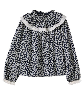 Fleckers floral cotton blouse | The New Society