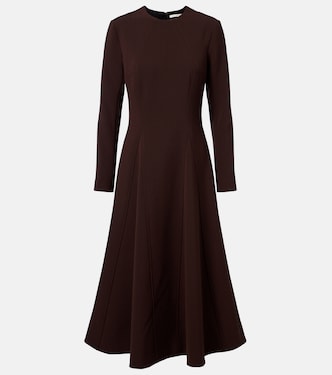 Olivienne pleated crêpe midi dress | Emilia Wickstead