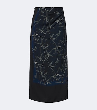 Anais printed cady maxi skirt | Proenza Schouler