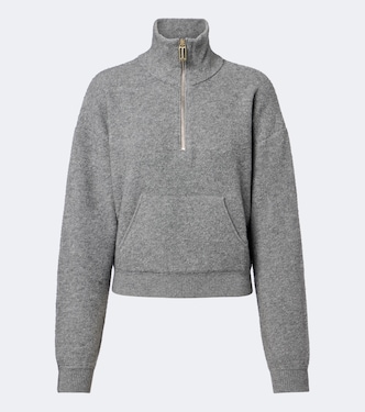 Wool and cashmere half-zip sweater | Victoria Beckham