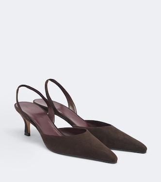 Inez suede slingback pumps | The Row
