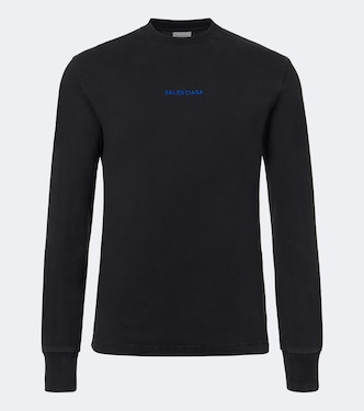 Logo cotton jersey T-shirt | Balenciaga