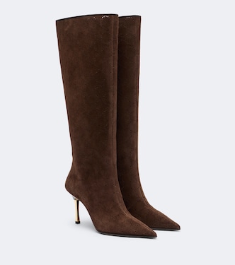 Bottes Bombshell GG en daim | Gucci