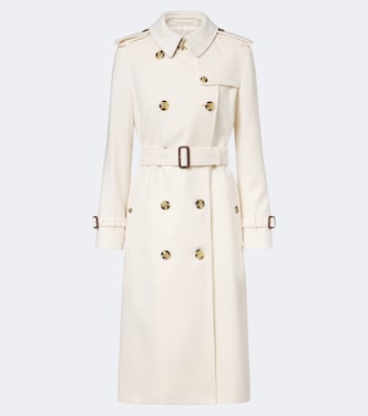 Double-breasted cashmere trench coat | Burberry