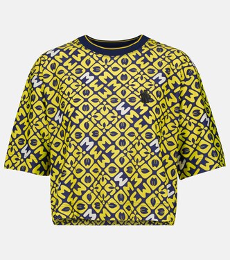 Printed cropped T-shirt | Moncler Grenoble