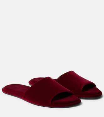 Canal velvet slides | The Row