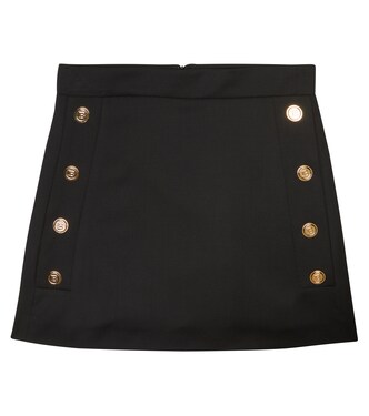 Virgin wool skirt | Balmain Kids