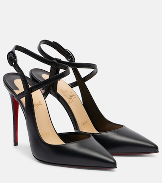 Jenlove 100 leather slingback pumps | Christian Louboutin