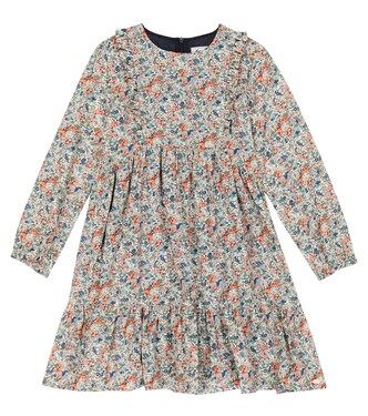 Floral cotton poplin dress | Tartine et Chocolat