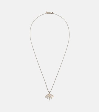 Collier Evil Eye en or 14 ct et diamants | Sydney Evan