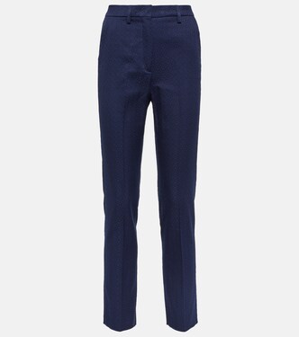 Pantalon slim à taille haute en coton | Etro