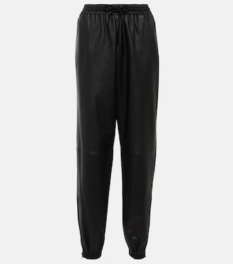 Pantalon de survêtement en cuir | Wardrobe.NYC
