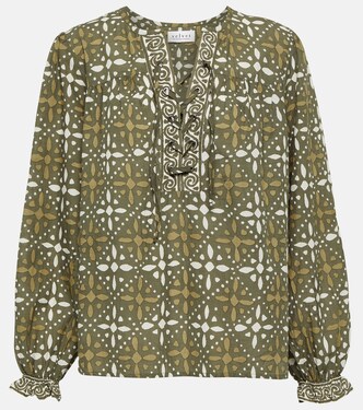 توب من القطن بطبعات Audette | Velvet