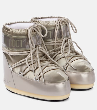Icon Low Glance satin snow boots | Moon Boot