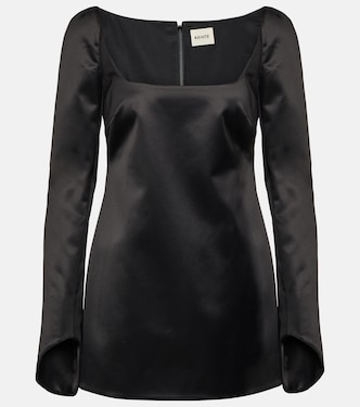 Tate satin minidress | Khaite