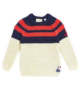 Colorblocked cotton sweater | Scotch & Soda Kids