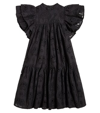 Embroidered cotton dress | Petite Amalie  